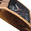 ATLAS – Side view of the square zebrawood and ebony case