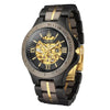 ETERNUM – Montre automatique pour homme, vue en angle, cadran doré