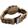 ONYX - Back of the oak wood watch