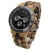 ONYX - Wooden men's watch, angled view