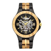 CHRONOS Montre en bois automatique pour Hommes - Rustic - tac