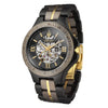 ETERNUM Montre en bois automatique pour Hommes - Rustic - tac