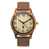 EVO Montre en bois Unisexe - Rustic - tac