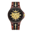 KAIROS Montre en bois automatique pour Hommes - Rustic - tac