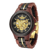 KAIROS Montre en bois automatique pour Hommes - Rustic - tac