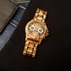 WILD CLIFF CS10 – Men's wooden watch in a lifestyle setting
