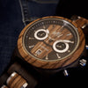 WILD CLIFF CS40 – Dial, chronograph and date display detail