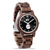 WILD WAVE WFB20 – Montre en bois de noyer pour femme, vue de face