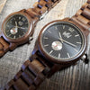 WILD WAVE WFB20 et WHB20 – Montres en bois de noyer pour femme et homme