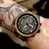 ENDURO – Montre en bois pour homme portée au quotidien