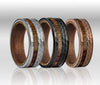 collection bagues tungstene et bois-rustic tac