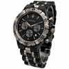 KORBEAU – Montre en bois d’ébène et acier gunmetal pour homme, vue en angle
