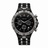 KORBEAU – Montre en bois d’ébène et acier gunmetal pour homme, vue de face
