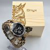 ONYX – Montre en bois avec coffret personnalisé par gravure