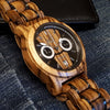 WILD CLIFF CS10 – Dial, chronograph and zebrawood detail