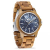 WILD ROCK RK10B – Montre en bois de Koa pour homme avec cadran en marbre bleu