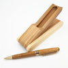 Ensembles stylo et boîtier en bambou - Rustic Tac - Gravure personnalisée